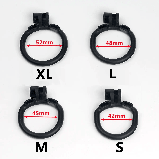 Пластиковий Пояс вірності Кобра black XS STF 310-036b, фото 3