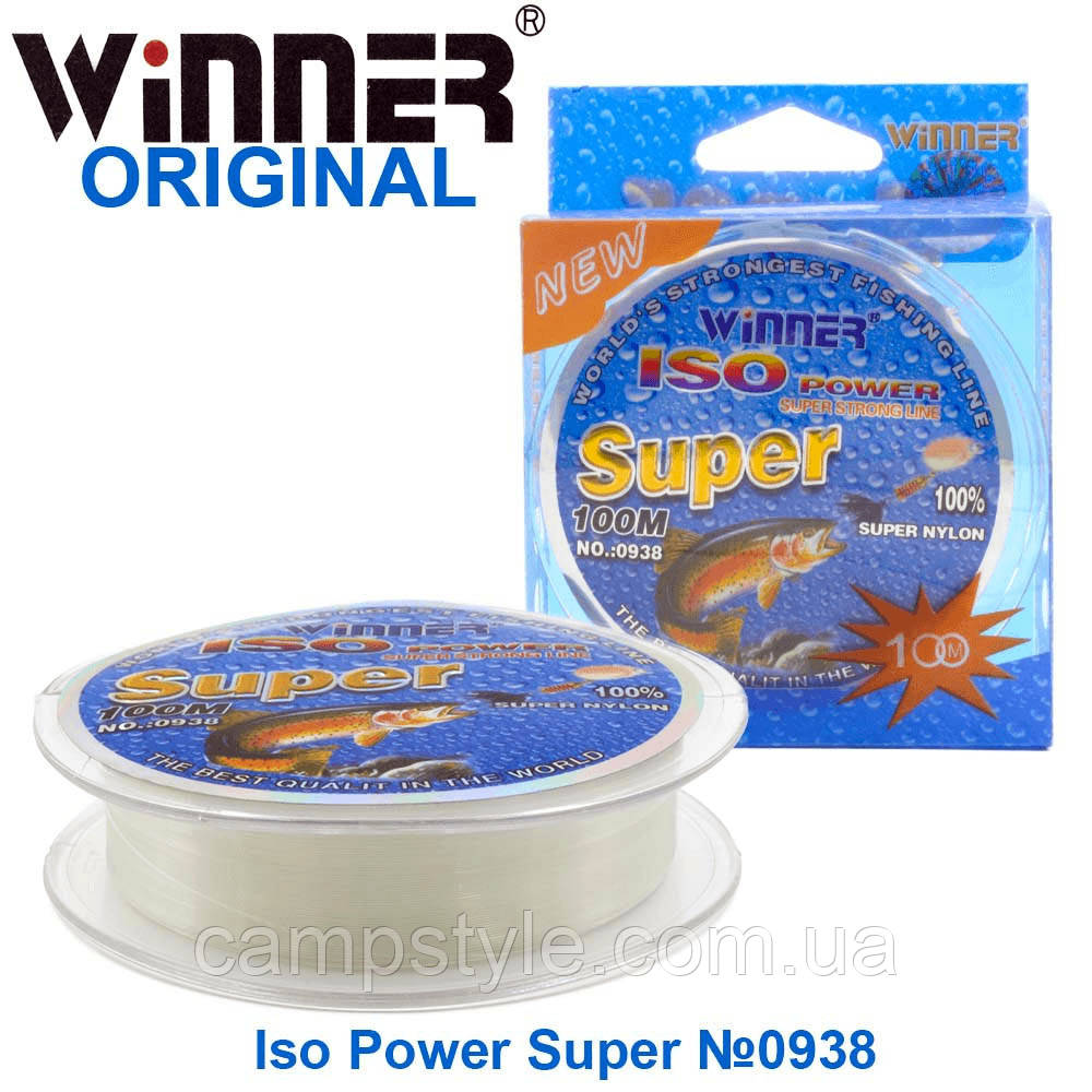 Волосінь Winner Original Iso Power Super No0938 100 мм 0,25 мм