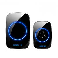 Дверной беспроводной звонок на две кнопки вызова Emastiff A12 Черный