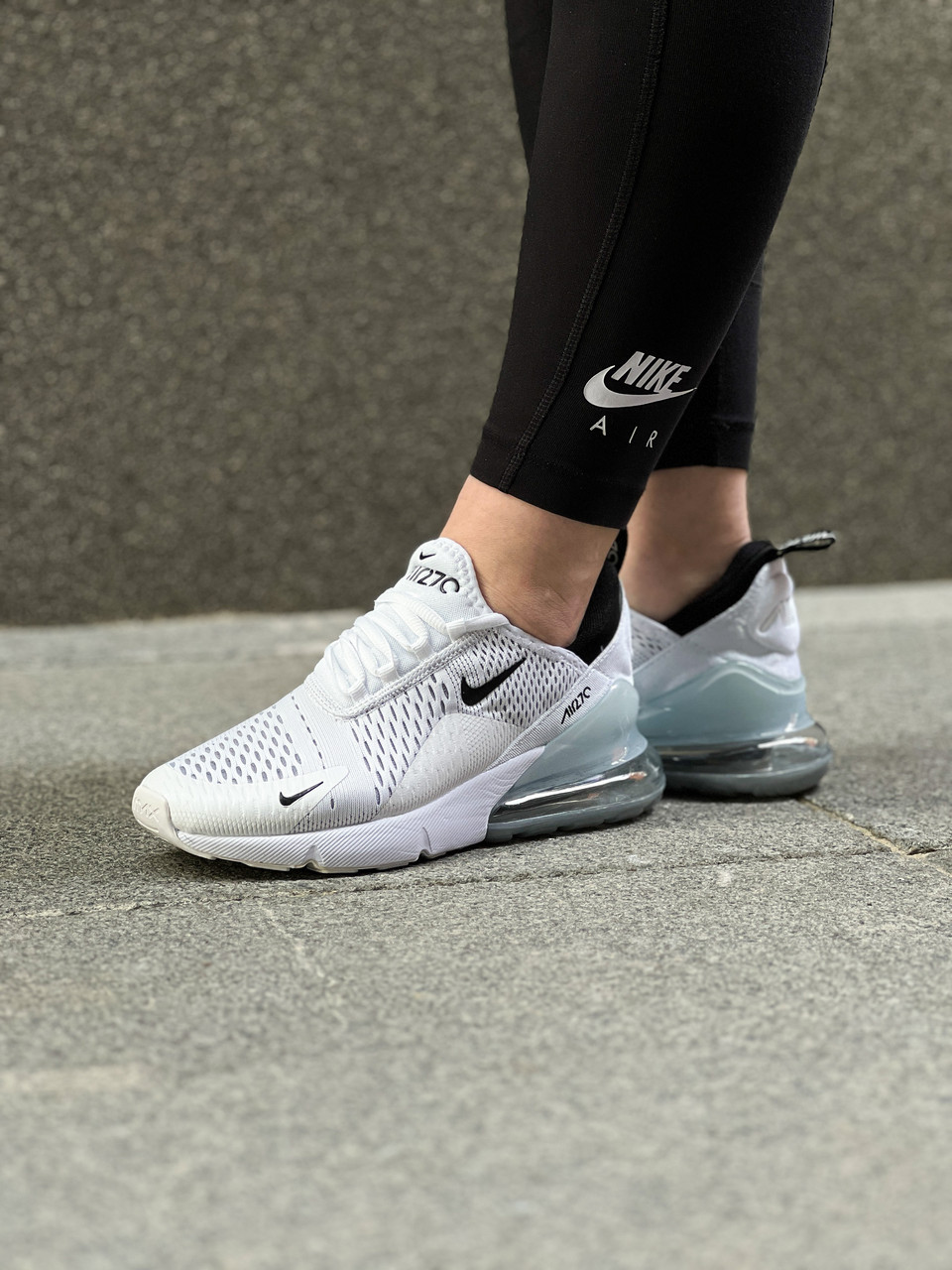 Кросівки жіночі Nike Air Max 270 "White Black" WMNS/AH6789-100, фото 1