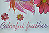 Наклейка на стіну Colorful feather (лист 45 х 60 см) Б94, фото 8