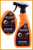 Очиститель кондиционер для шин Polychrom 2020 "BLACK SHINE" силиконовая осн. (0,5л) (2263)