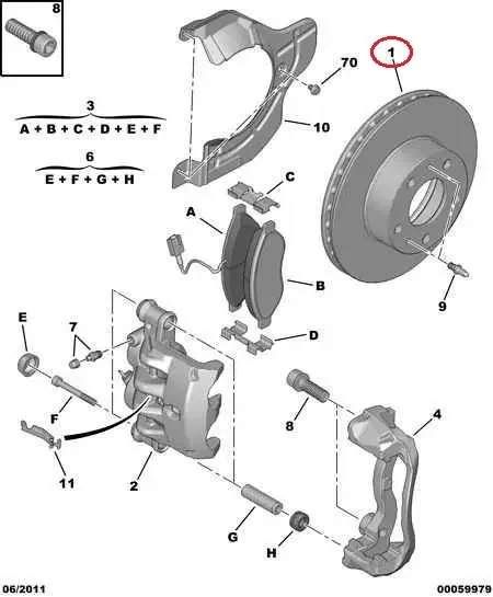 Гальмівний диск передній 280х24 Fiat Ducato, Peugeot Boxer, Citroen Jumper 4 (14-...), 51728377, 1607872080, Fast, Італія, фото 1