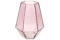 Ваза Bona Di 591-325 21 см розовая хорошее качество