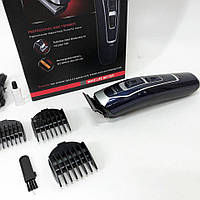 Электробритва с насадками для бороды GEMEI GM-6115 / Машинка для стрижки бороди VH-617 волос беспроводная