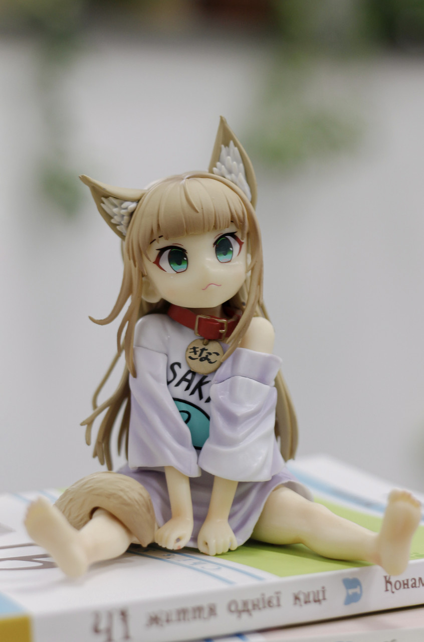 Ня! Аніме фігурка дівчинка-киця Kinako Osakana 14 см, фото 1