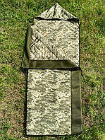 Літній спальник ковдра тактична ЗСУ Спальний мішок літній піксель мм14 армійський Легкий 3D москітна сітка