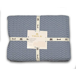 Простирадло вафельне 200х215 Ярослав сірий