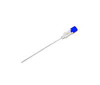 Голка для спінальної анастезії (тип Квінке) 23 G (0,6*88 мм) синя
