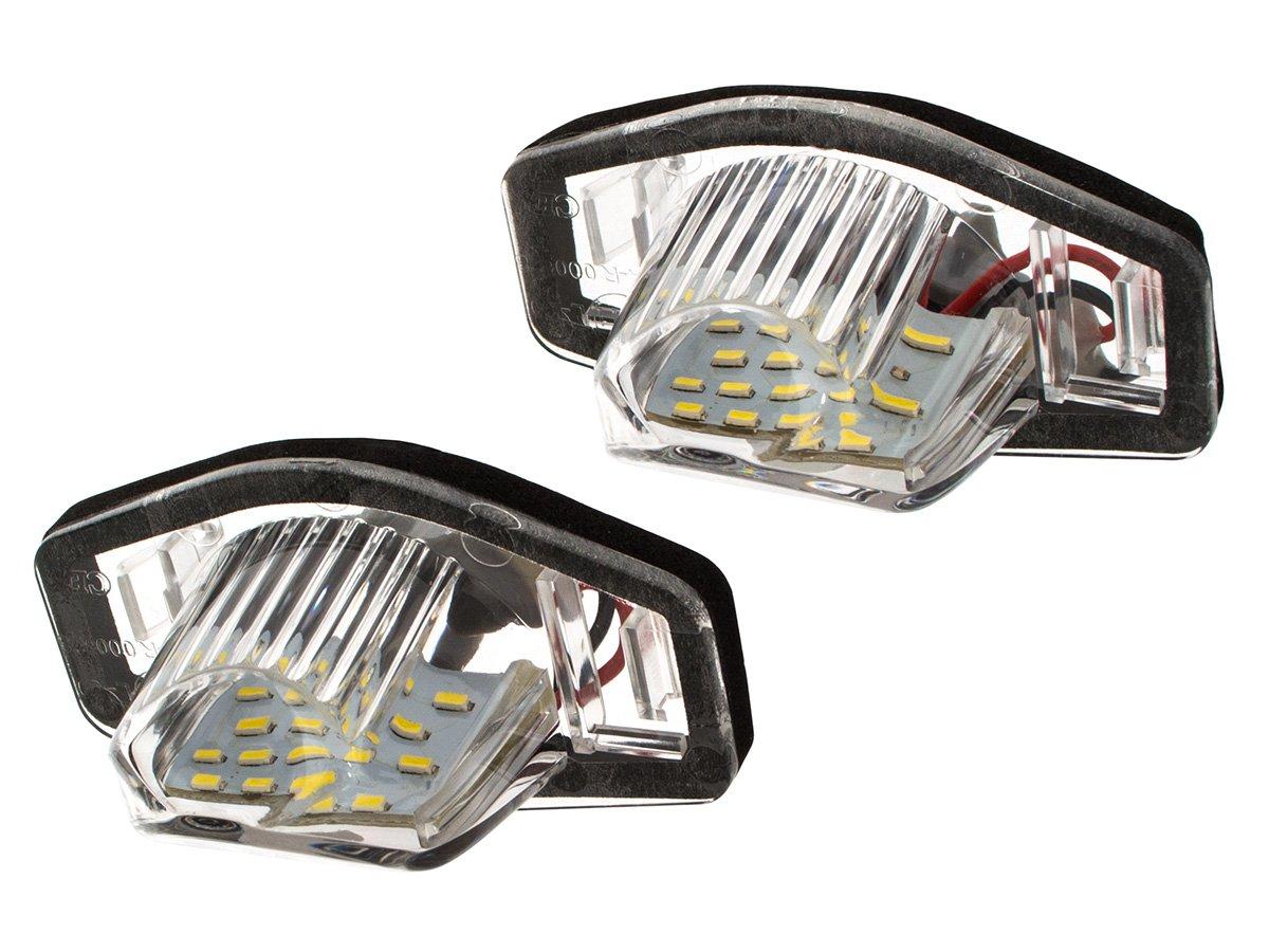 Honda Jazz (Fit) (02-14) світлодіодні LED лампи підсвічування номерного знака (2 шт комплект), Хонда Джазз (Фіт)