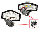 Honda Jazz (Fit) (02-14) світлодіодні LED лампи підсвічування номерного знака (2 шт комплект), Хонда Джазз (Фіт), фото 3
