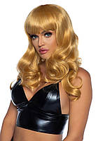 Хвиляста перука Leg Avenue Misfit Long Wavy Wig Dark Blonde, довга, реалістичний вигляд, 61 см SO8011