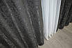 Комплект (2шт. 1,5х2,5м.) штор на люверсах, льон мармур, "Pavliani ХО". Колір сіро-коричневий. Код 1267ш 37-0100, фото 7