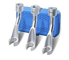 Набір знімачів форсунок 14, 17, 19мм., 3 предмети REWOLT (T1856)