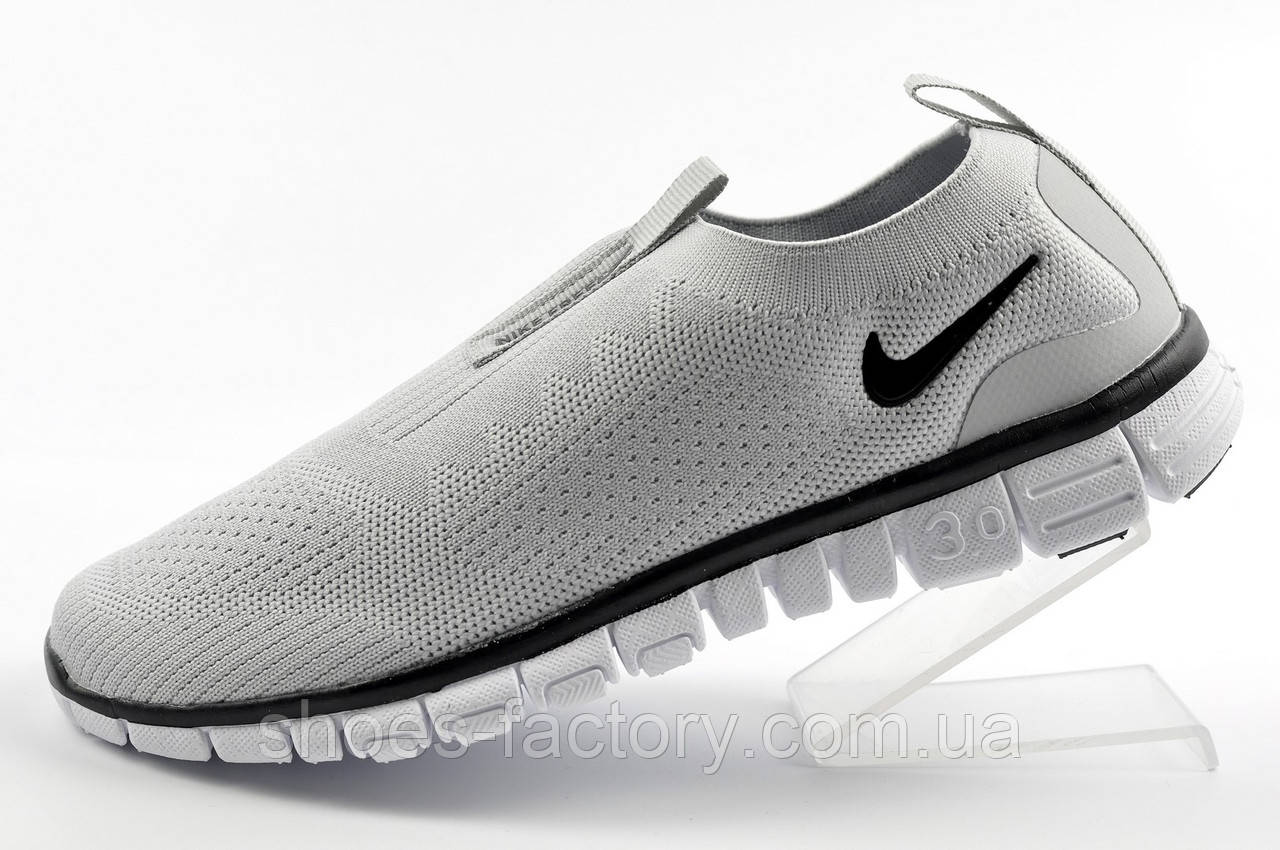 Кросівки сітка Nike Free Run без шнурків