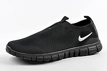 Кросівки сітка Nike Free Run без шнурків унісекс, фото 6