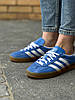Кроссовки женские Adidas Gazelle Indoor Blue Fusion Gum / HQ8717, фото 2