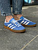 Кроссовки женские Adidas Gazelle Indoor Blue Fusion Gum / HQ8717, фото 3