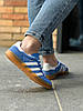 Кроссовки женские Adidas Gazelle Indoor Blue Fusion Gum / HQ8717, фото 5