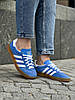 Кроссовки женские Adidas Gazelle Indoor Blue Fusion Gum / HQ8717, фото 6
