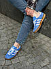 Кроссовки женские Adidas Gazelle Indoor Blue Fusion Gum / HQ8717, фото 8