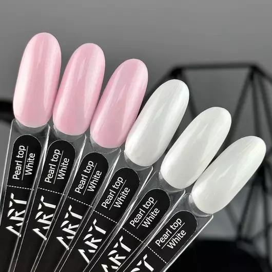Топове покриття для нігтів перламутр ART Pearl Top без липкого шару 10 мл