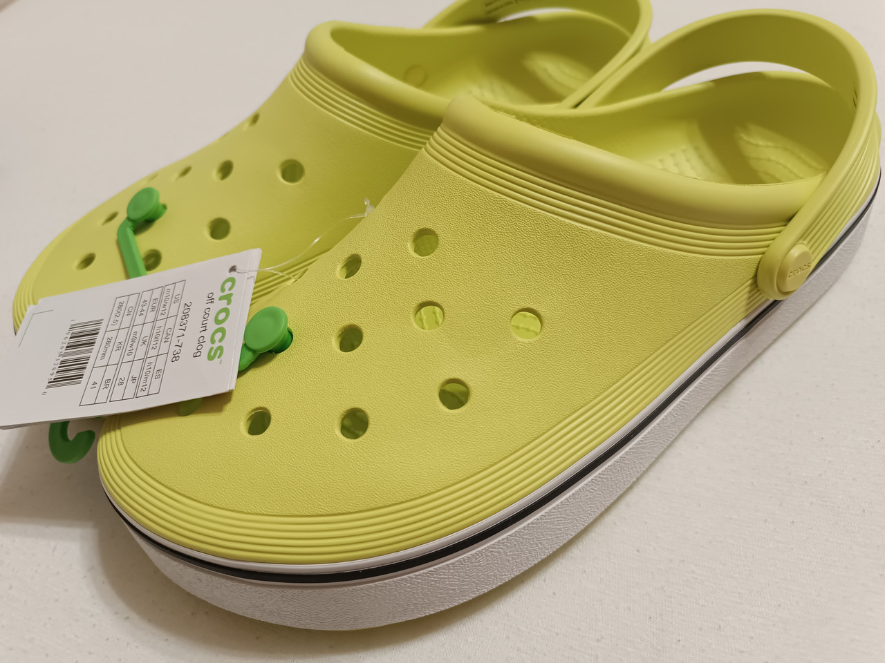 Crocs Off Court Clog чоловічі клоги, сабо крокс чорні М11 /45-46/29см., фото 1