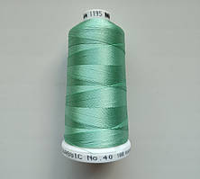 Нитки для машинної вишивки.
Madeira Classic №40. 
Арт.кольору  1195. 
1000 м.
Віскоза