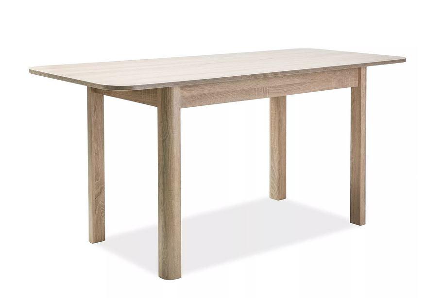 Стіл обідній розкладний Diego II каркас МДФ, стільниця ДСП Білий матовий 120-160x68 (SignalTM)