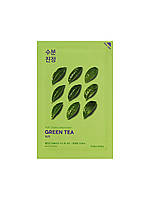 Тканевая маска с экстрактом зеленого чая Holika Holika Pure Essence Mask Sheet Green Tea 20 мл