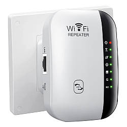 Підсилювач WiFi до 300 мбіт/с, від мережі,MT02 / Вай фай ретранслятор / Wifi репітер / Ретранслятор Wifi