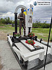 Мармуровий пам'ятник зі статуєю військового № 1615, фото 3