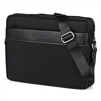 Сумка-портфель мужской текстиль черный Арт.799904 black DavidJones Франція