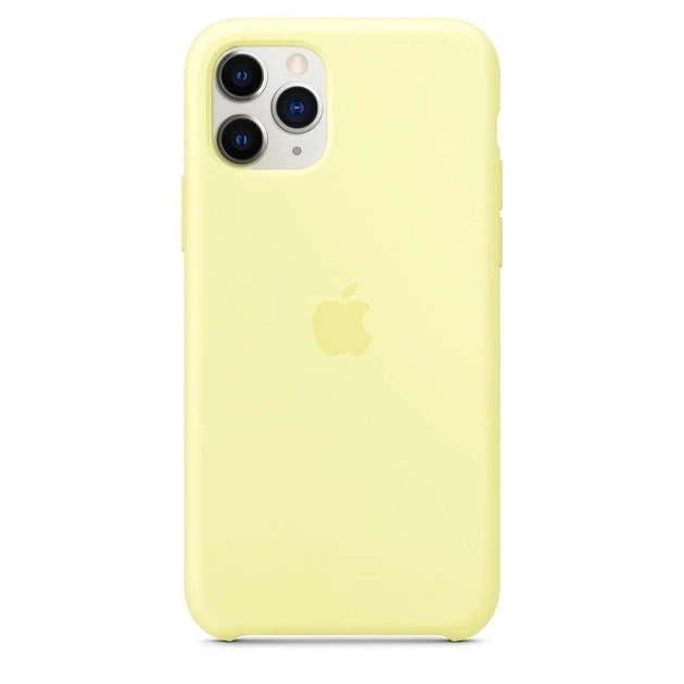 Чохол силіконовий для Айфон 11 Pro / Silicone Full Case для iPhone 11 Pro (Жовтий / Mellow yellow), фото 1