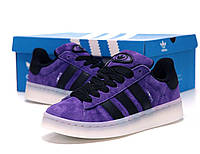 Женские кроссовки Adidas Campus Purple Black фиолетовые