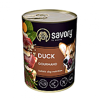 Консервы для собак Сейвори Savory Dog Gourmand с уткой, 400 г