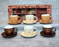 Сервиз чайный SNT Кофейня 15100 12 предметов хорошее качество