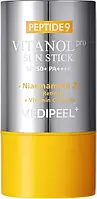 Солнцезащитный стик для лица с пептидами и витаминным комплексом - Medi peel Peptide 9 Vitanol Sun Stick Pro