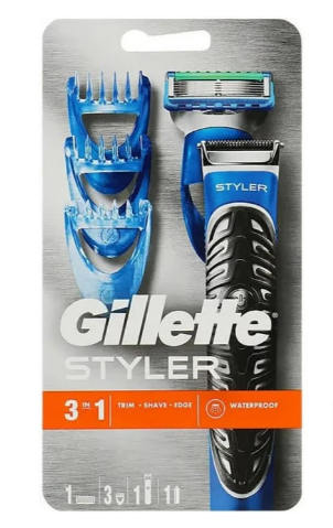 Подарунковий набір Gillette Fusion ProGlide Styler (1 касета ProGlide Power + 3 насадки) 01614, фото 1
