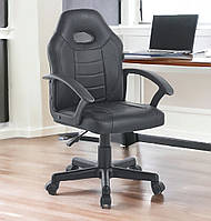 Кресло геймерское Bonro B-043 черное поворотное игровое удобное до 150 кг качественное