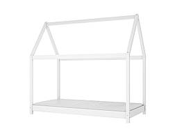 Дитяче ліжечко-будиночок COT 160x80 см. сосна/білий мат BIM Meble