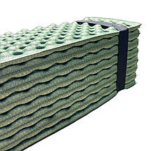 Каремат складаний зручний туристичний килимок 1800х550х12мм, фото 3