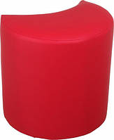 Пуф детский BNB Полумесяц красный (Цвет: Флай 2210). Для детского сада, школы, комнаты отдыха, магазина