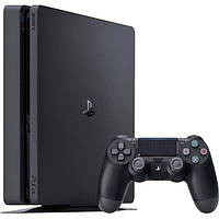 Игровая приставка Sony PlayStation 4 Slim (PS4 Slim) 1TB Black А- (БУ)