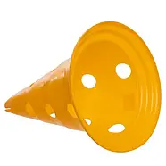 Фішка-конус спортивна з отворами для штанги та тримачем зверху 30 см (1 шт.), фото 2