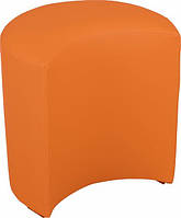 Пуф детский BNB Полумесяц оранжевый (Цвет: Флай 2218). Для детского сада, школы, комнаты отдыха, магазина