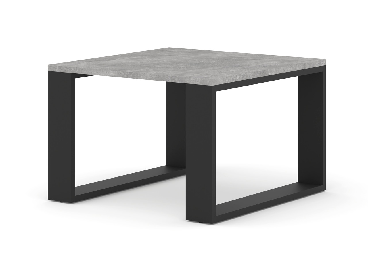 Журнальний столик LUCA 60x60 см. бетон світлий BIM Meble