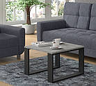 Журнальний столик LUCA 60x60 см. бетон світлий BIM Meble, фото 3