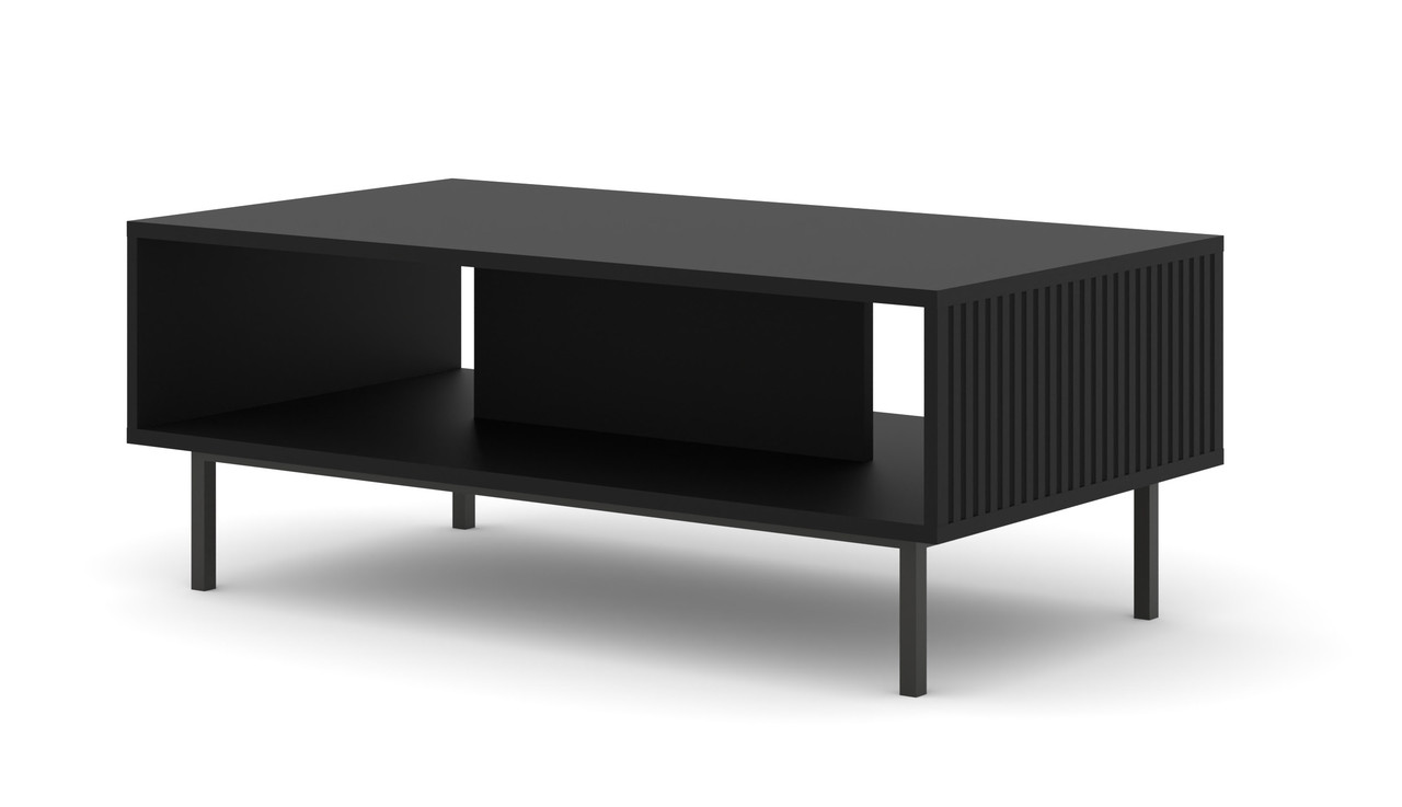Журнальний столик Ravena B 90x60 чорний матовий/чорний BIM Meble