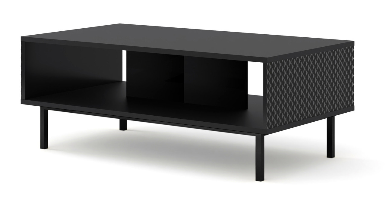 Журнальний столик Ravena C 90x60 чорний глянець/чорний BIM Meble